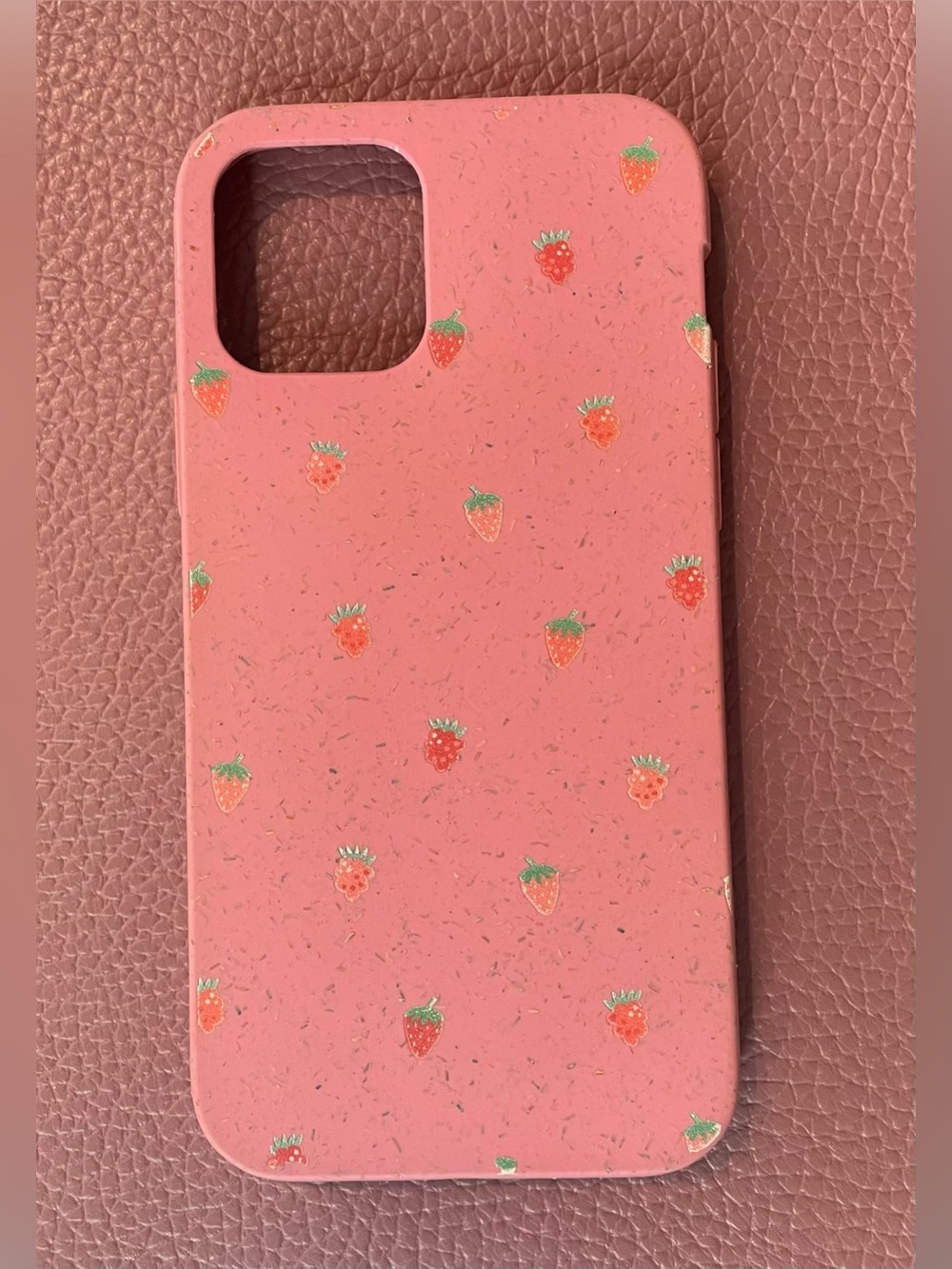Pela: Bubblegum Pink Summer Berries iPhone 12/12pro case
